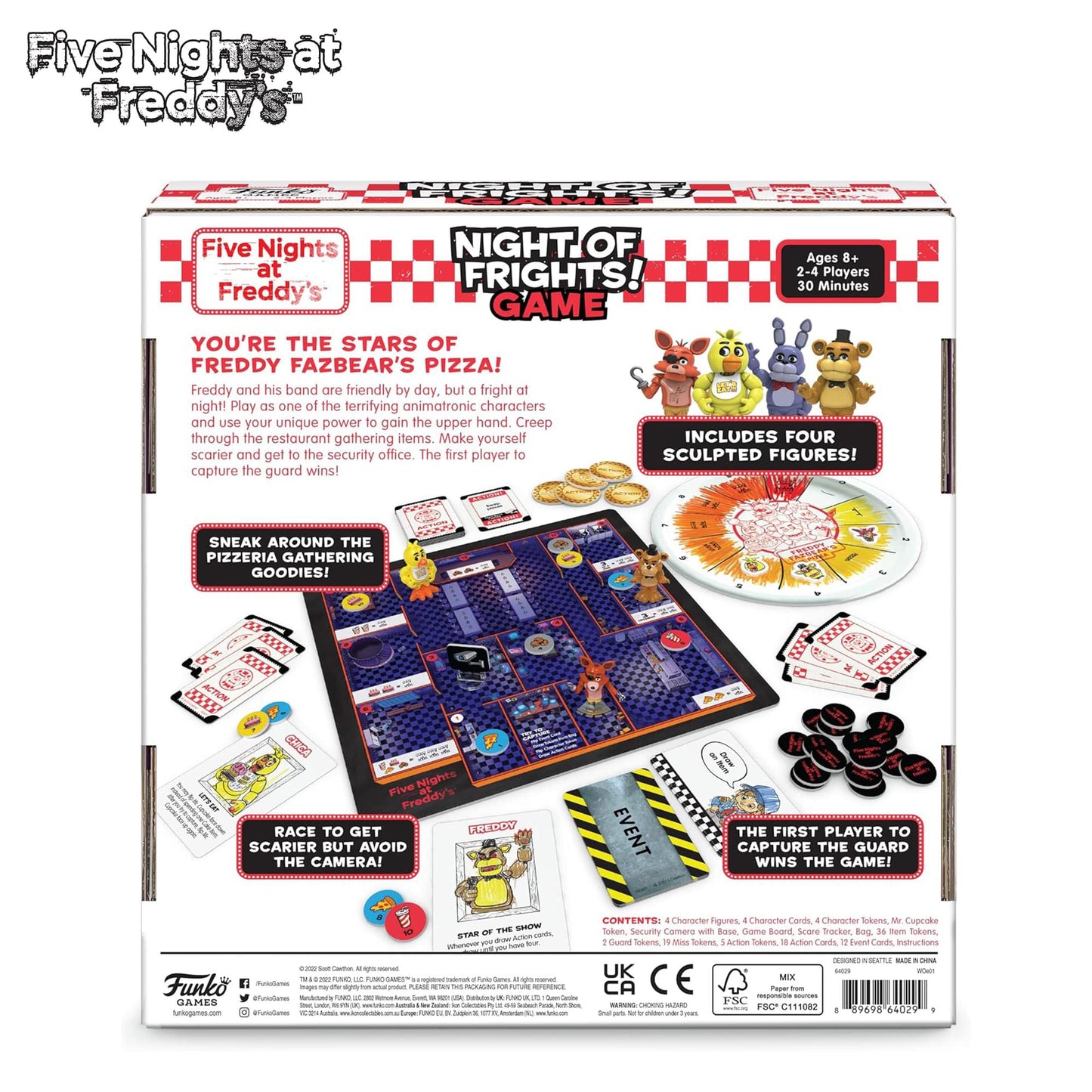 Five Nights at Freddy's Night of Frights! Funko Board Game