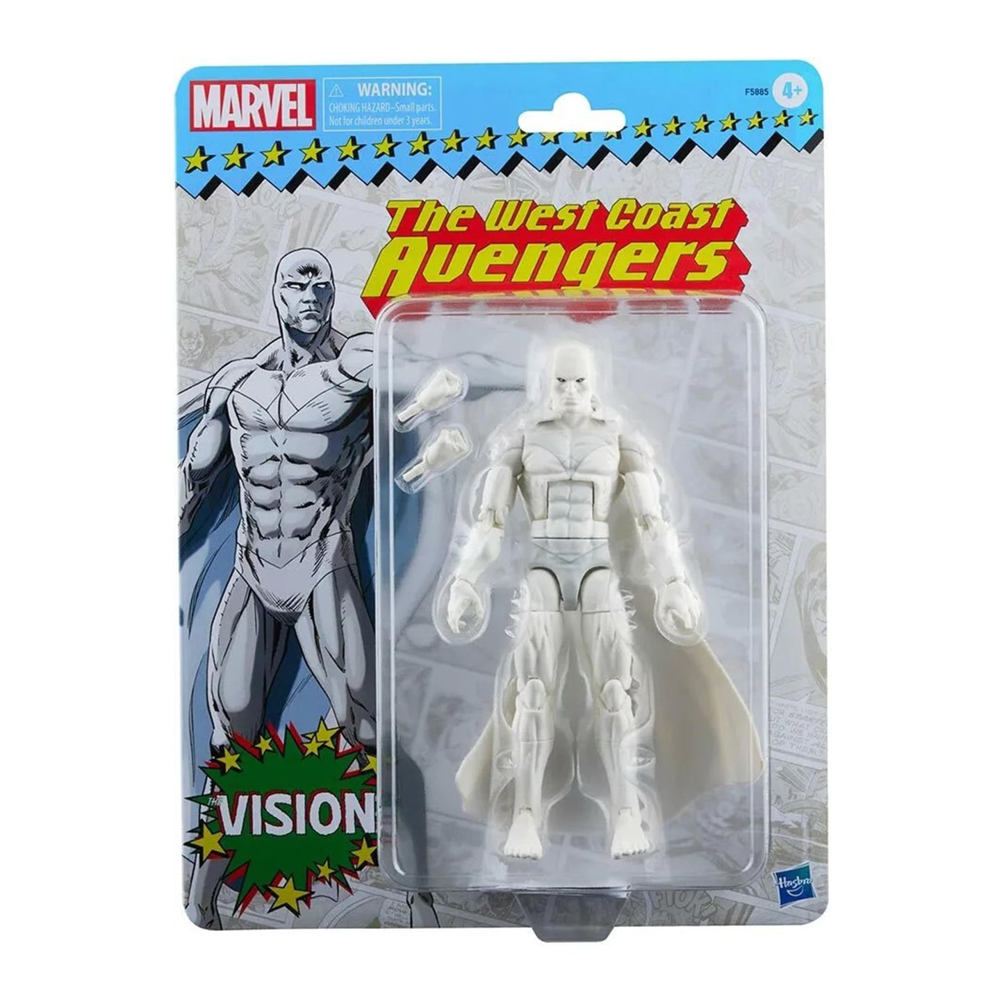Marvel Legends Retro 6 Inch Action Figure | West Coast Avengers Vision