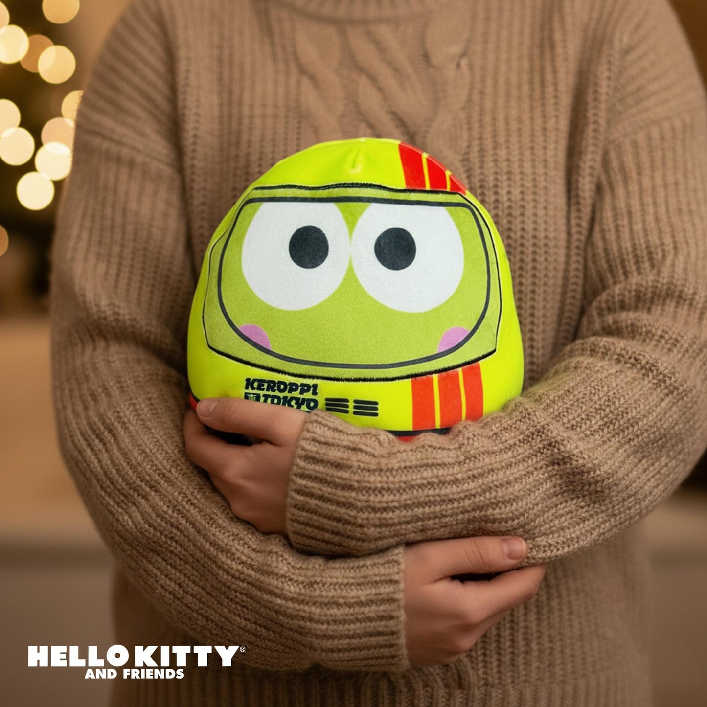 Squishmallows X Sanrio 8 Inch Plush | Keroppi Tokyo Speed Racer