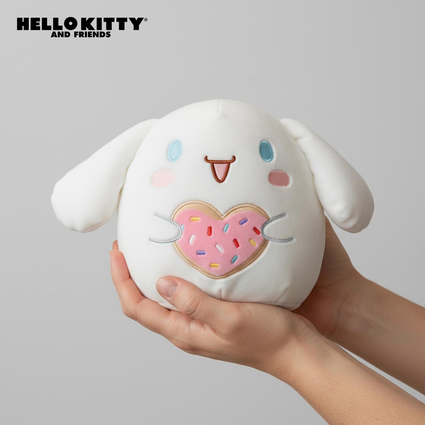 Squishmallows X Sanrio 8 Inch Plush | Valentine Cinnamoroll
