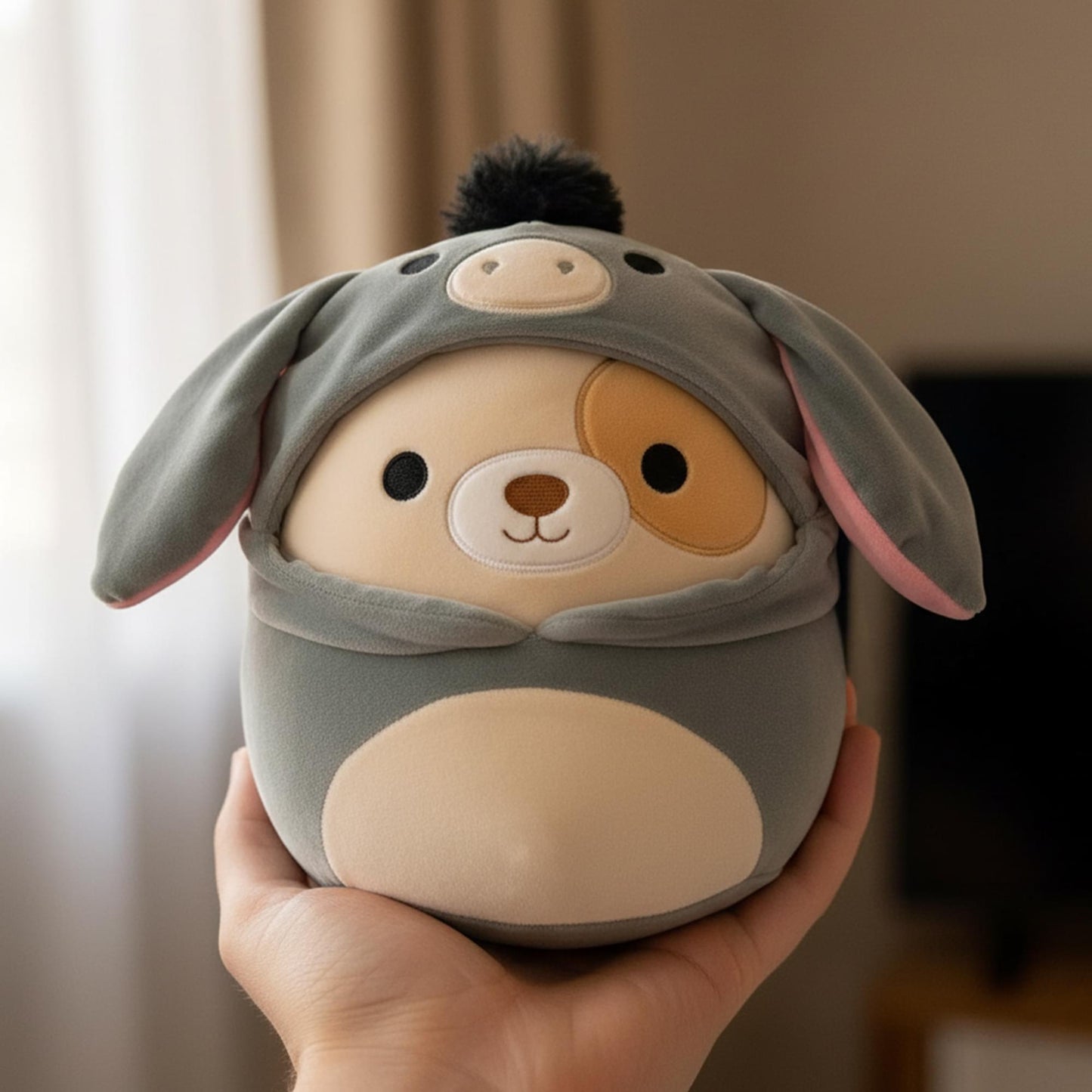 Squishmallows 8 Inch Plush | Harris The Dog In Donkey Outfit