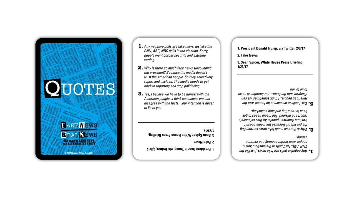 Fake News Real News Card Game