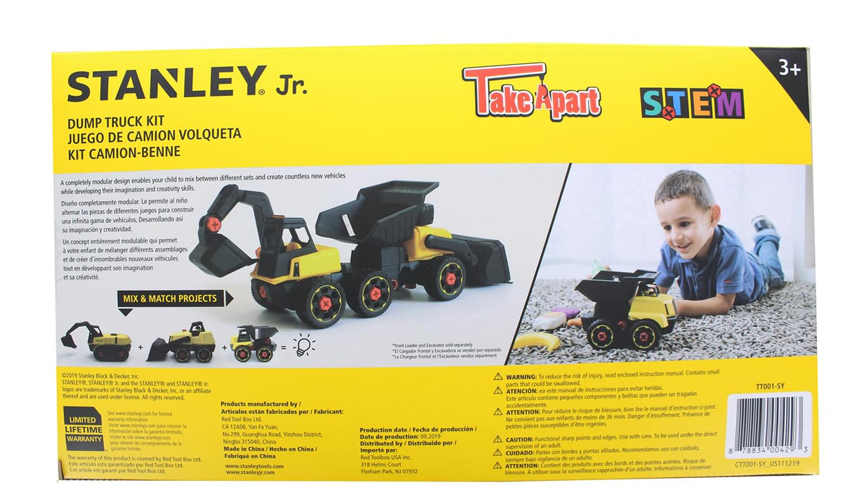 Stanley Jr. Take A Part Dump Trunk | 22 Pieces
