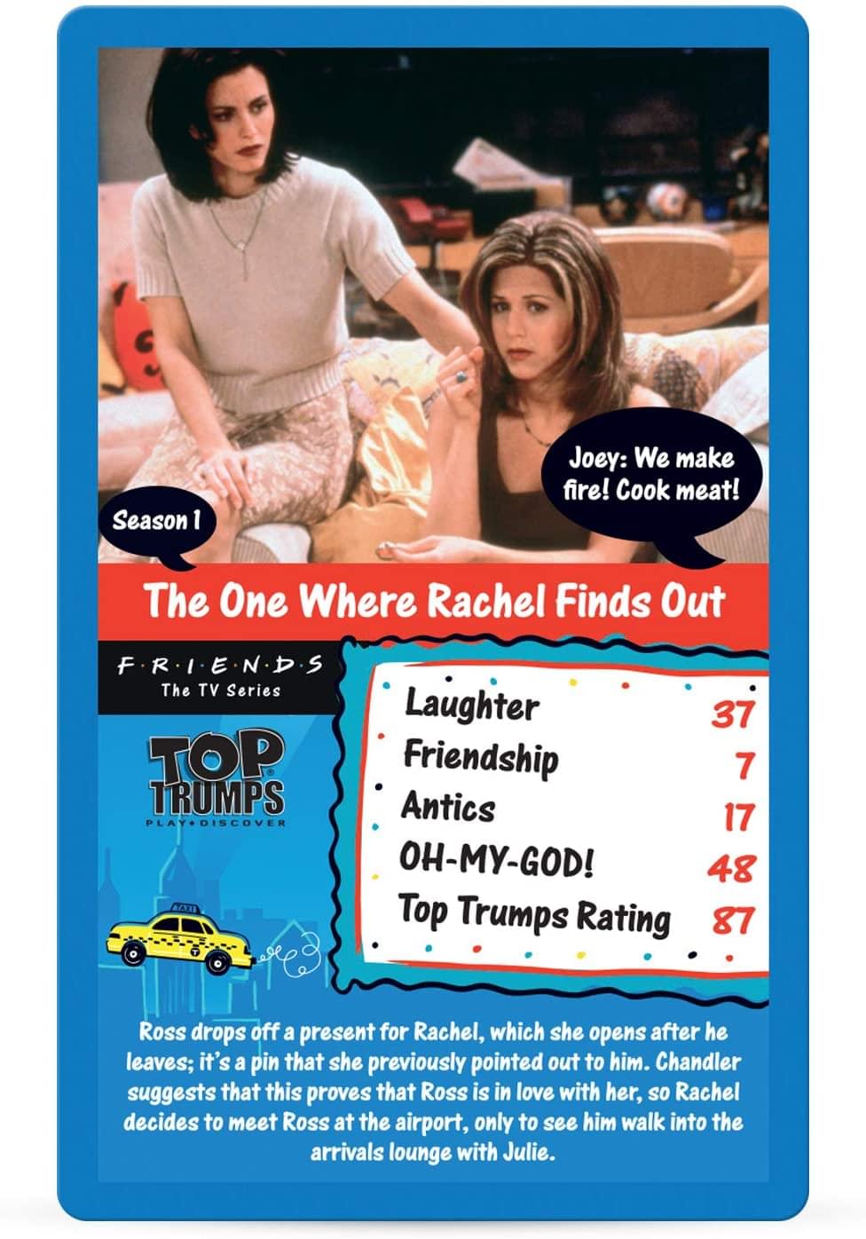 Friends Top Trumps Card Game