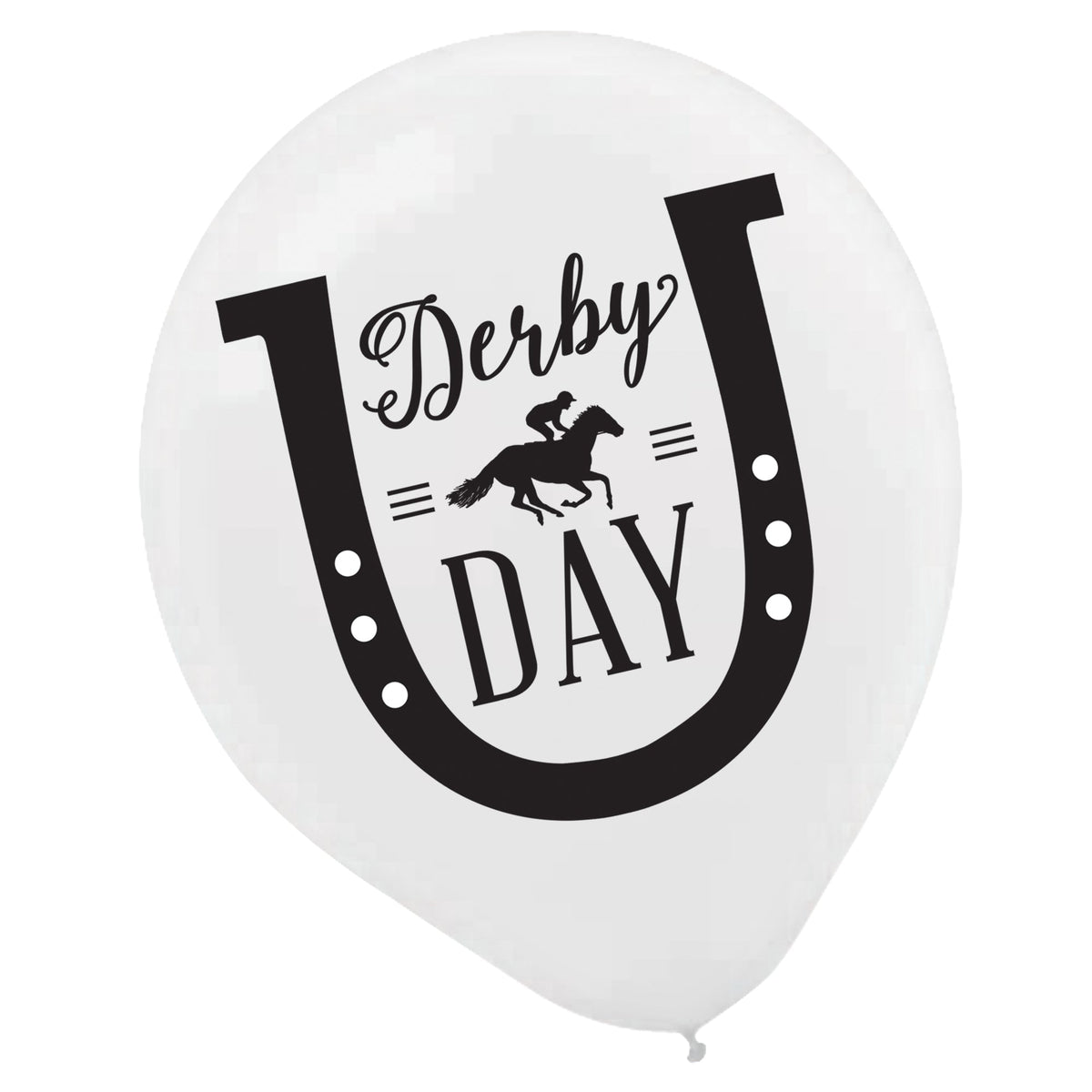Derby Day 12" Latex Balloons