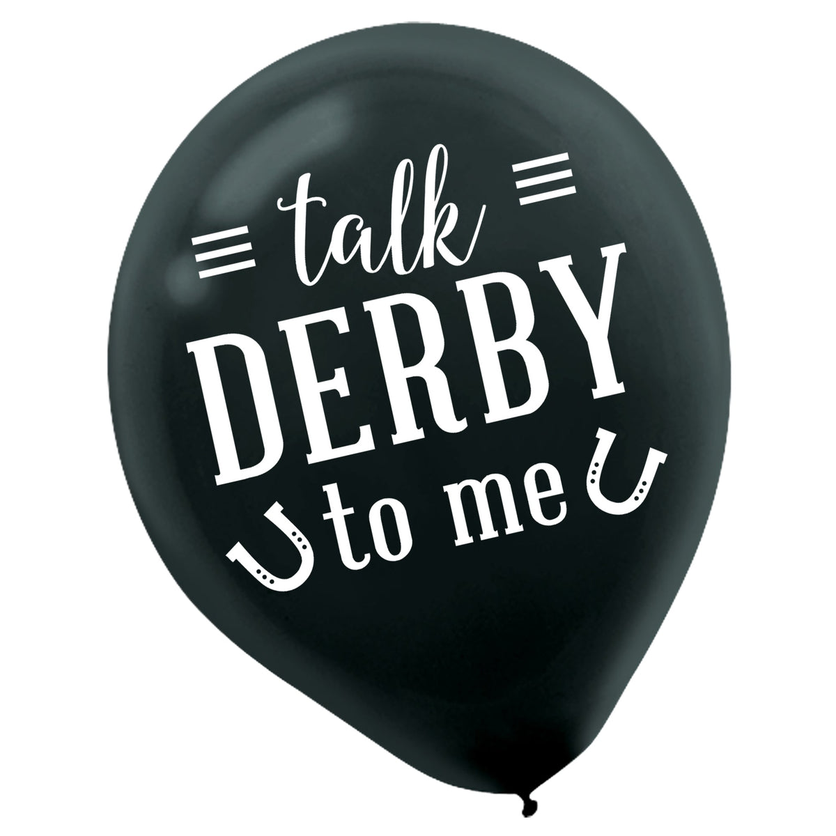 Derby Day 12" Latex Balloons