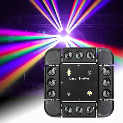 KTVLIGHTS 150W 4 in 1 Moving Head Light RGB DJ Stage Lighting-E2