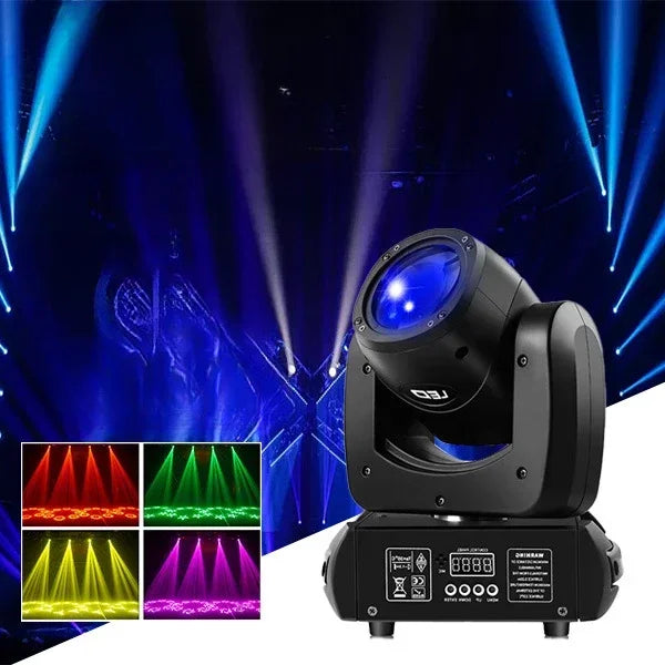 KTVLIGHTS 100W Beam Moving Head Light DJ Stage Lighting-E17