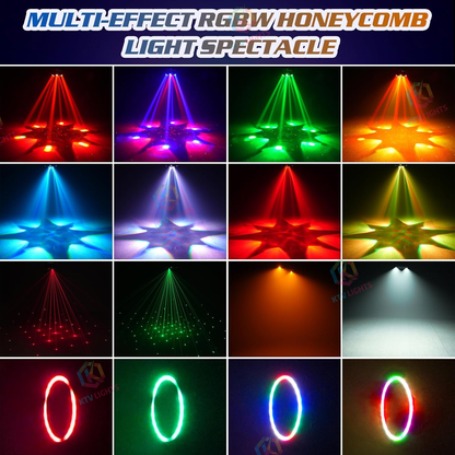 KTVLIGHTS 180W RGBW Moving Head Light DJ Stage Lighting-E53