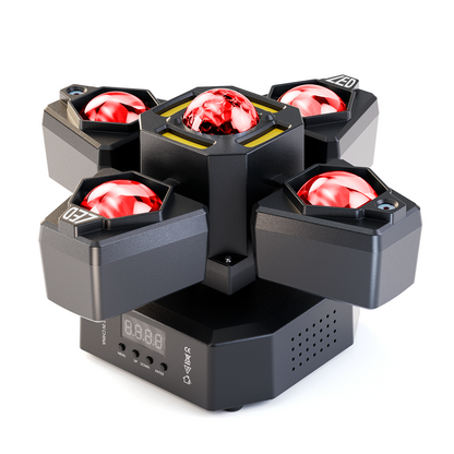 KTVLIGHTS RGBW Four Arm Magic Ball Stage Light DJ Lighting-E73