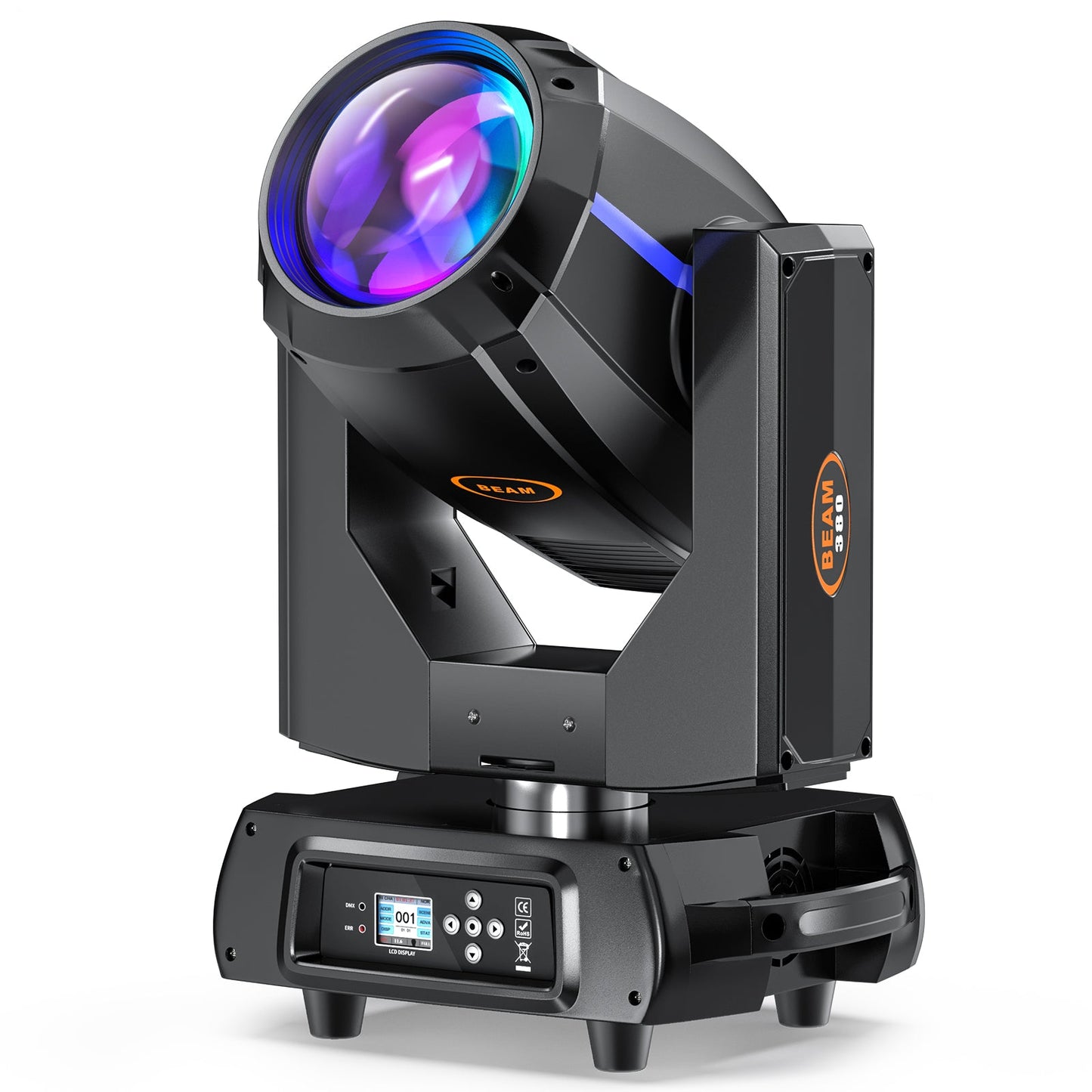 KTVLIGHTS 380W 17R Prism Beam Moving Head DJ Stage Light - E35