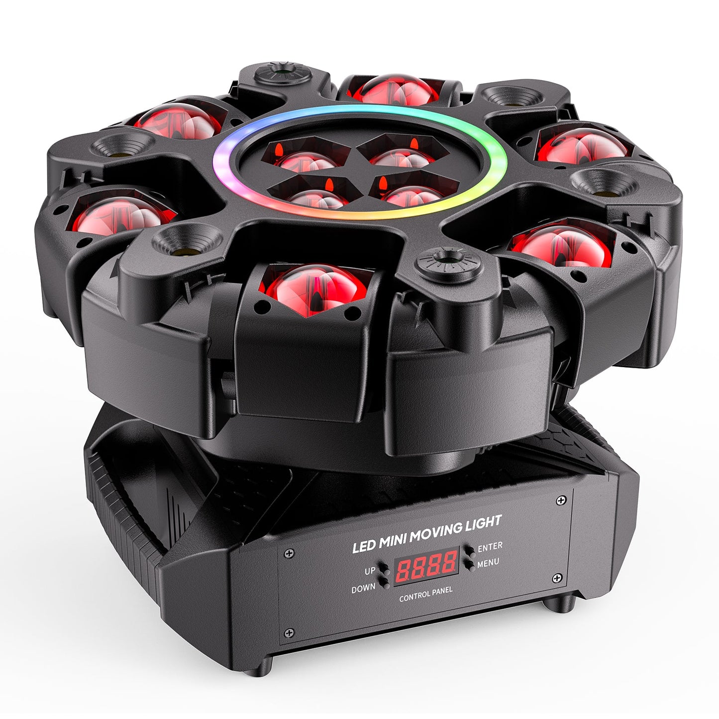 KTVLIGHTS 180W RGBW Moving Head Light DJ Stage Lighting-E53