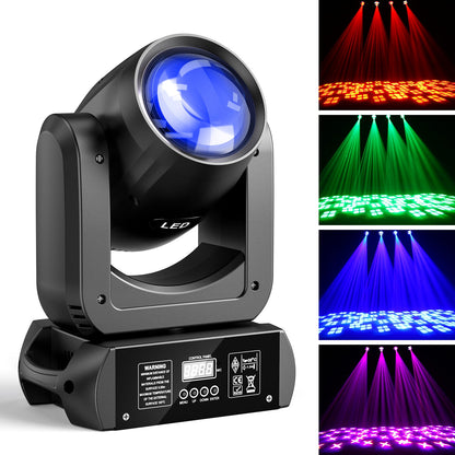 KTVLIGHTS LED 150W RGBW Beam Moving Head Light DJ Stage Lighting - E19