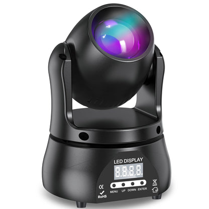 KTVLIGHTS Mini RGBW Moving Head Beam Light for DJs & Parties-E7