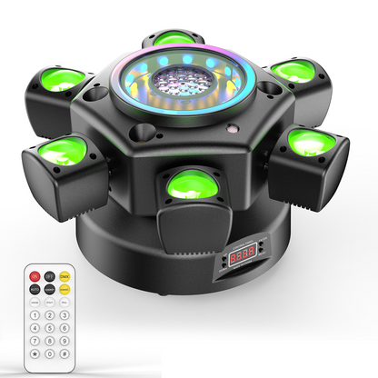 KTVLIGHTS 120W Six Arm Moving Head Light RGBW DJ Stage Lighting-E9