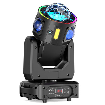 KTVLIGHTS 120W RGBW Beam Moving Head Light DJ Stage Lighting-E10