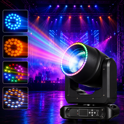 KTVLIGHTS RGB Moving Head DJ Stage Light for Club Party Events-E85