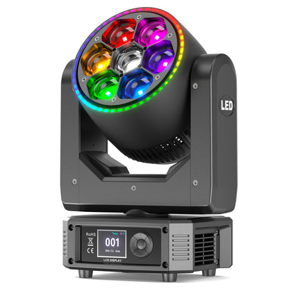 KTVLIGHTS 300W RGBW Bee Eye Moving Head Light for DJ Events-E29
