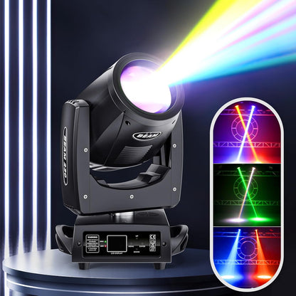 KTVLIGHTS 230W 7R Beam Moving Head Light with 24 Prism Effects-E21