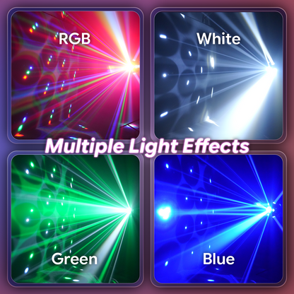 KTVLIGHTS LED Six Arm Moving Magic Ball Light DJ Stage Lighting-E74