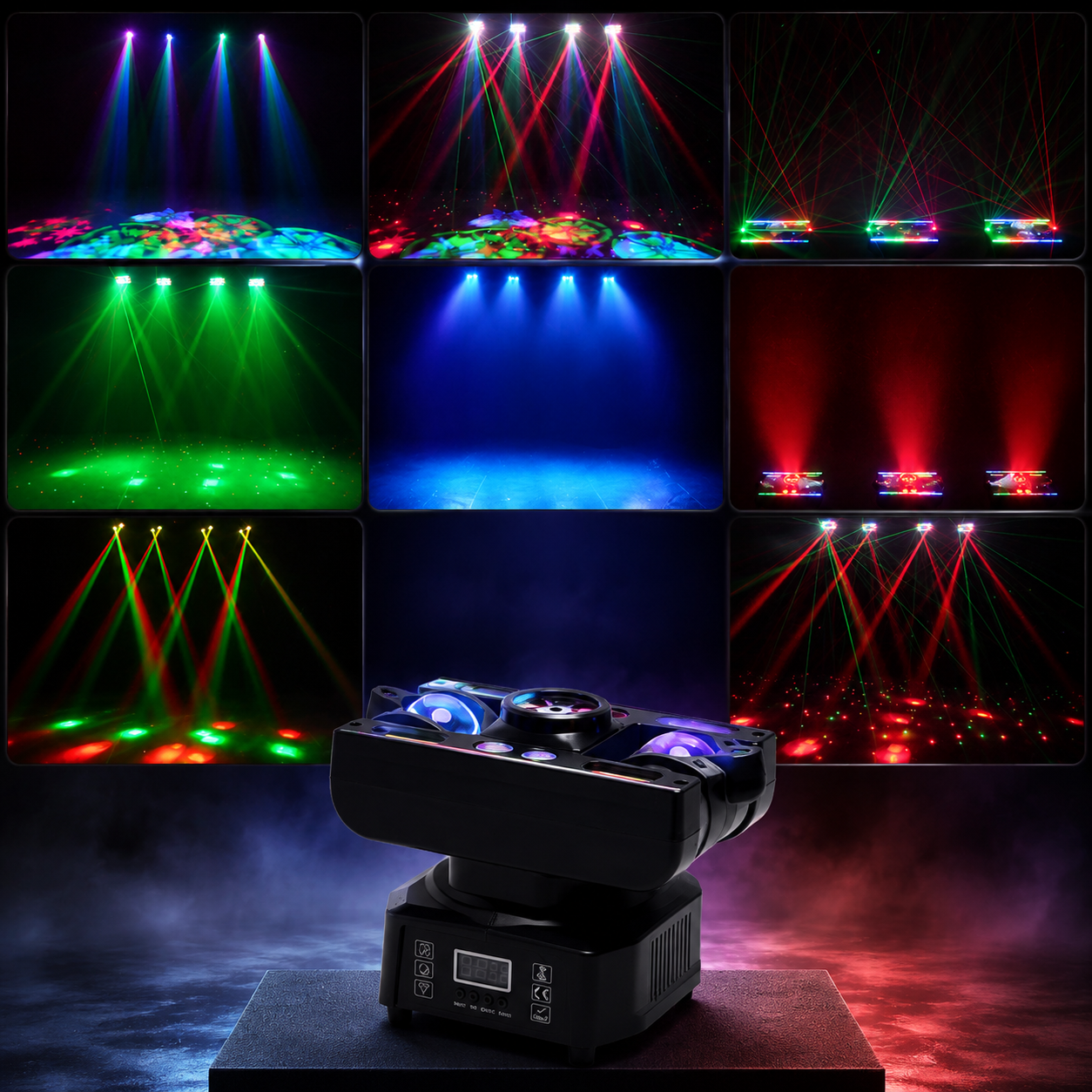 KTVLIGHTS RGB Laser DJ Stage Light for Club & Bar-E90