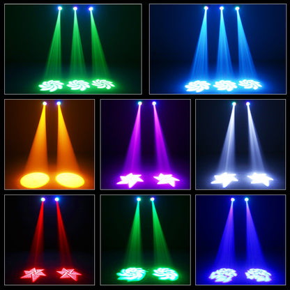 KTVLIGHTS RGB 8 Color Spot Moving Head DJ Stage Light- E30