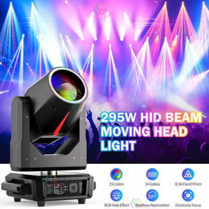 295W Gobo DMX512 Moving Head Stage Light DJ Event-E68