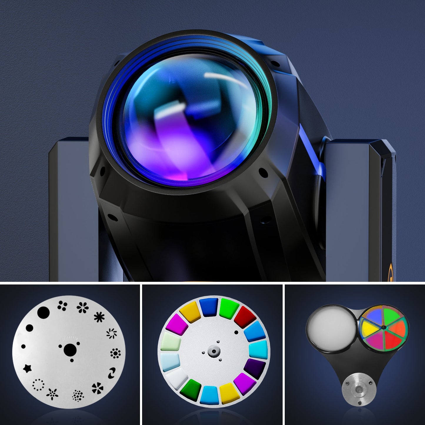 KTVLIGHTS 380W 17R Prism Beam Moving Head DJ Stage Light - E35