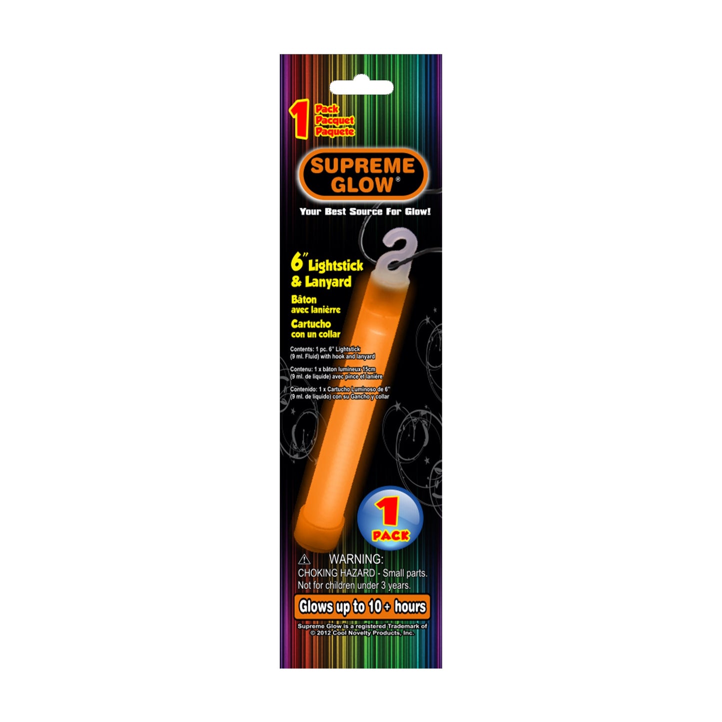 Orange 6" Glow Stick