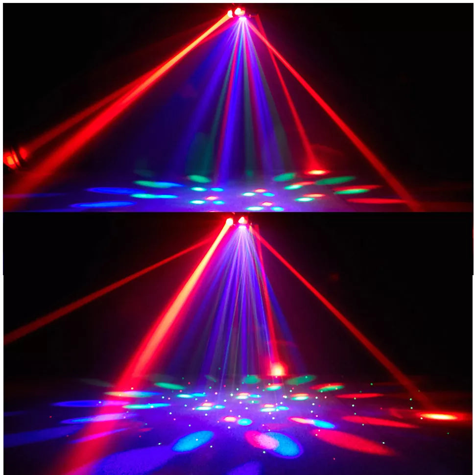 KTVLIGHTS 140W Four Arm Moving Head Light RGBW DJ Stage Lighting- E12