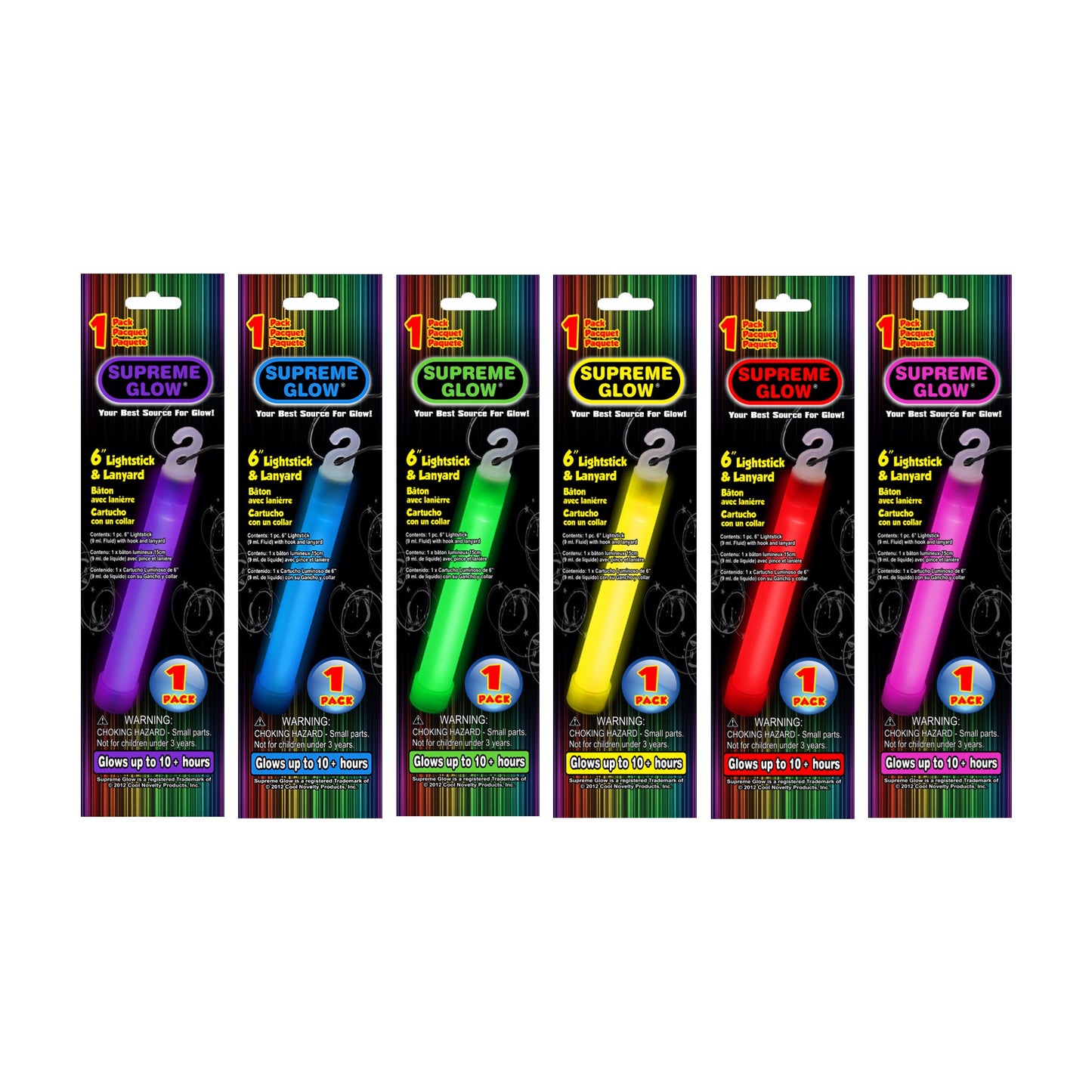 Everyday Glow Sticks Retail Counter Display