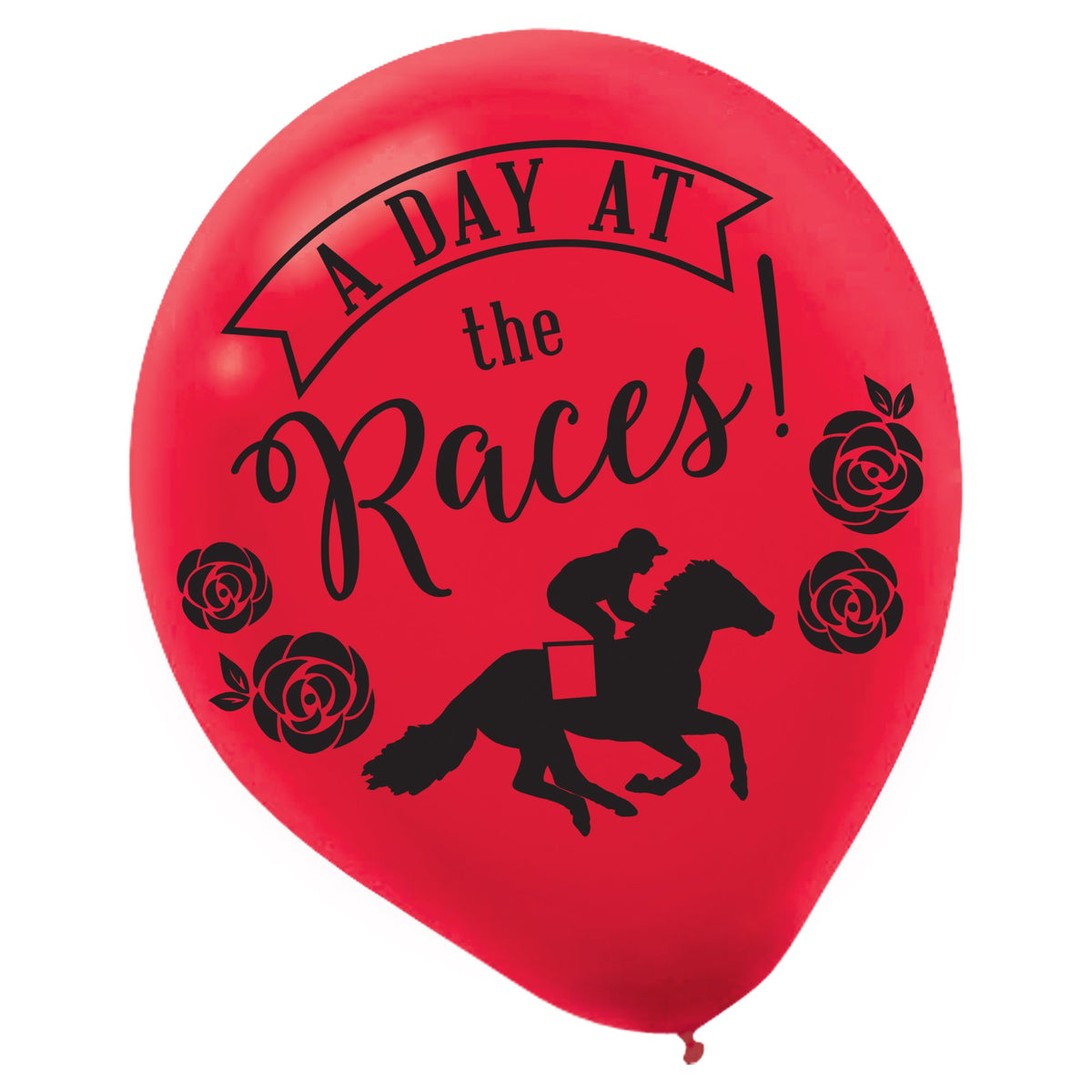 Derby Day 12" Latex Balloons