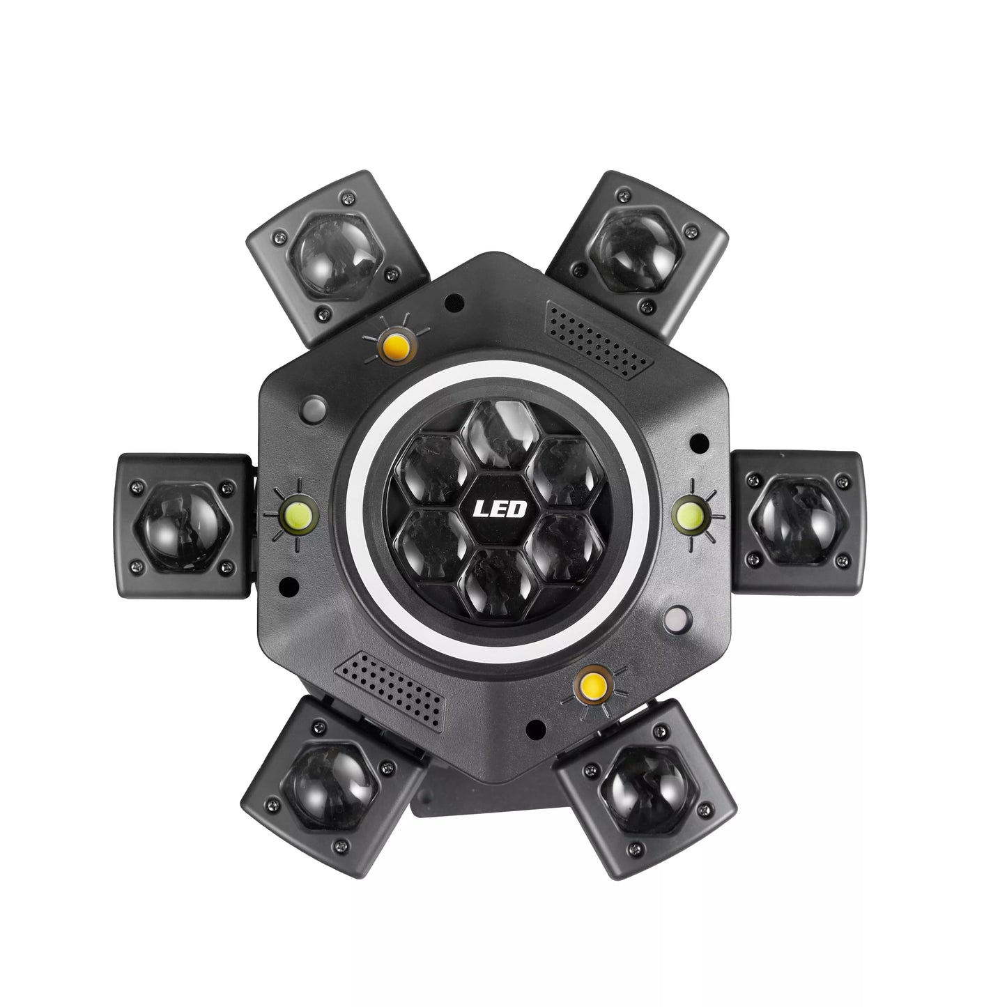 KTVLIGHTS Six Arm RGBW Beam Laser Moving Head Light for DJs - E11