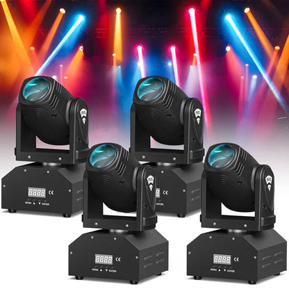 KTVLIGHTS RGBW 4-in-1 LED Beam Moving Head Light DJ Stage Lighting-E20