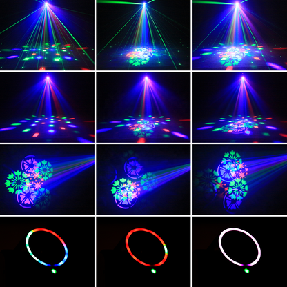 KTVLIGHTS Mini 30W Moving Head Light Spot Beam DJ Stage Lighting - E40