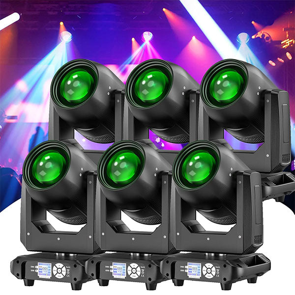 KTVLIGHTS 150W RGBW 4-in-1 Beam Moving Head DJ Stage Light-E58