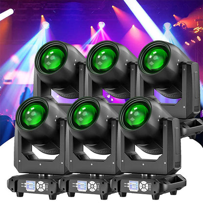 KTVLIGHTS 150W RGBW 4-in-1 Beam Moving Head DJ Stage Light-E58