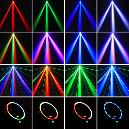 KTVLIGHTS Mini Beam Moving Head Light RGBW DJ Disco Lightingt-E39