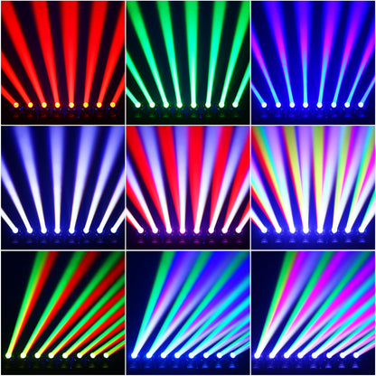 KTVLIGHTS Mini RGBW Moving Head Beam Light for DJs & Parties-E7