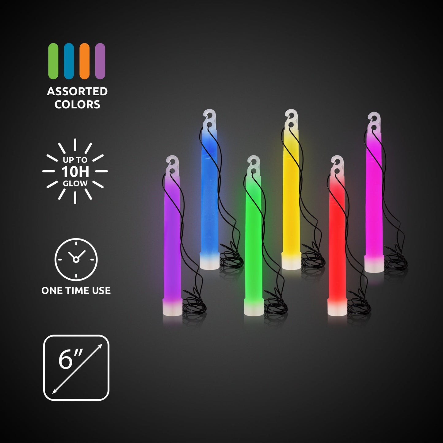 Everyday Glow Sticks Retail Counter Display
