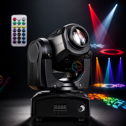 KTVLIGHTS LED Moving Head DJ Stage Light 8 Gobo-E27
