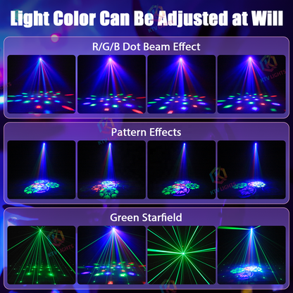 KTVLIGHTS Mini 30W Moving Head Light Spot Beam DJ Stage Lighting - E40