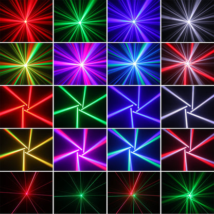 KTVLIGHTS 120W Six Arm Moving Head Light RGBW DJ Stage Lighting-E4