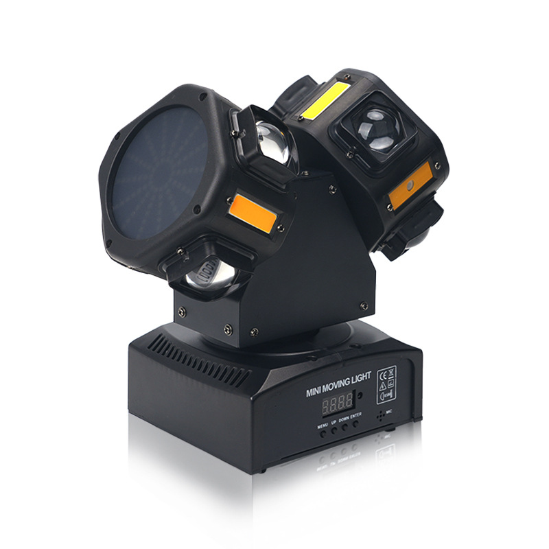 KTVLIGHTS Twin Head RGB Laser Moving Head DJ Stage Light-E89
