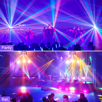KTVLIGHTS 180W RGBW DMX512 Beam Moving Head DJ Stage Light-E33