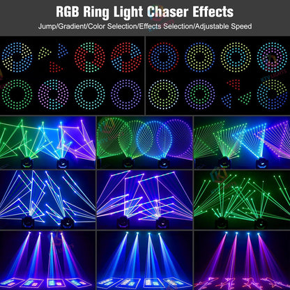 KTVLIGHTS 120W Bluetooth APP Animation Moving Head Light-A32