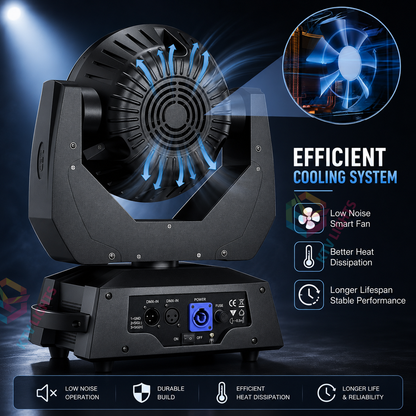 KTVLIGHTS RGBW LED Moving Head DJ Stage Light Party Club-E84