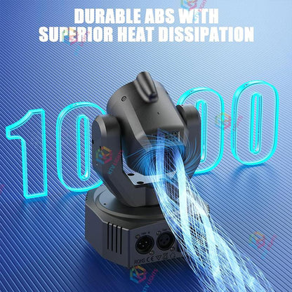 KTVLIGHTS Mini Beam Moving Head Light RGBW DJ Disco Lightingt-E39
