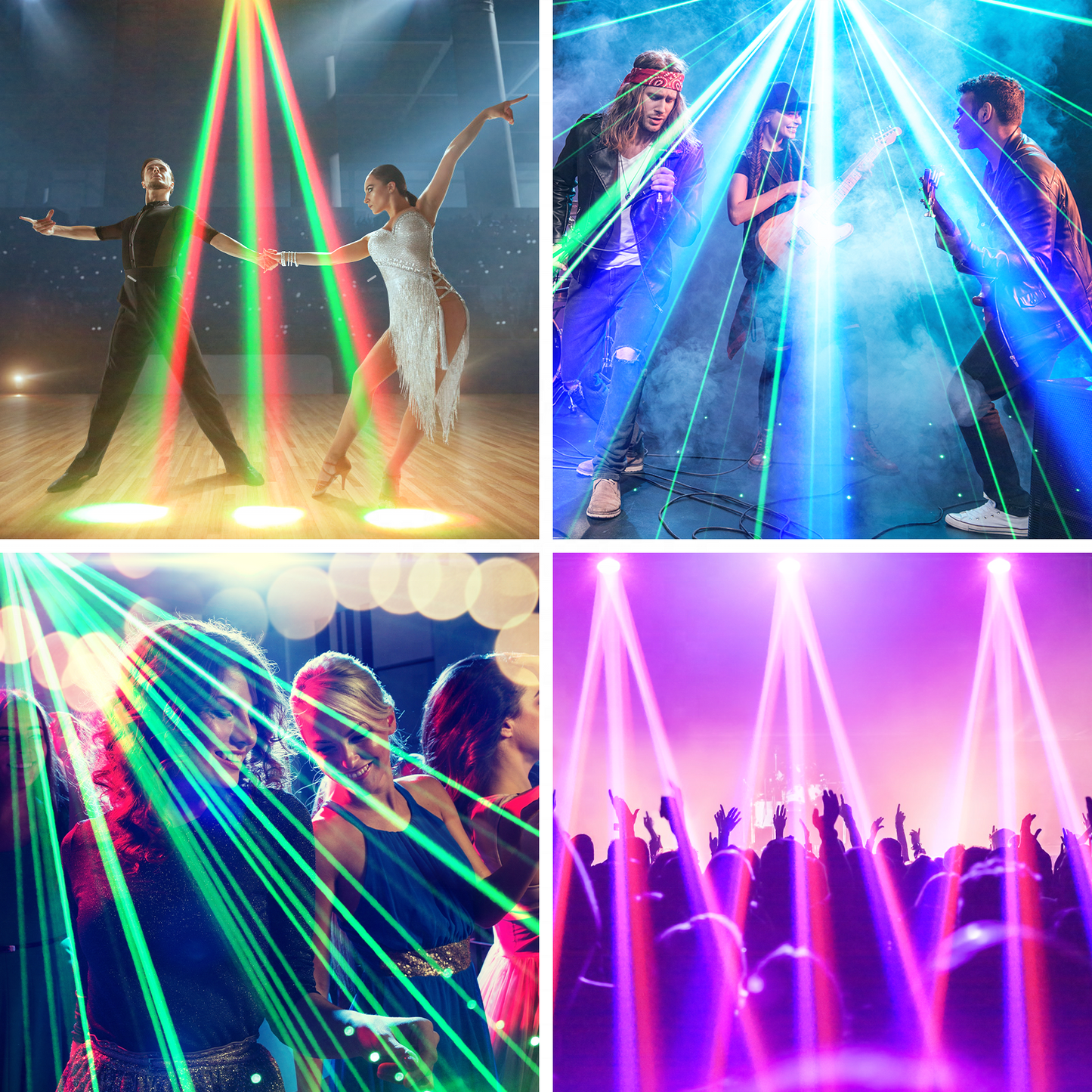 KTVLIGHTS Mini Beam Moving Head Light RGBW DJ Disco Lightingt-E39