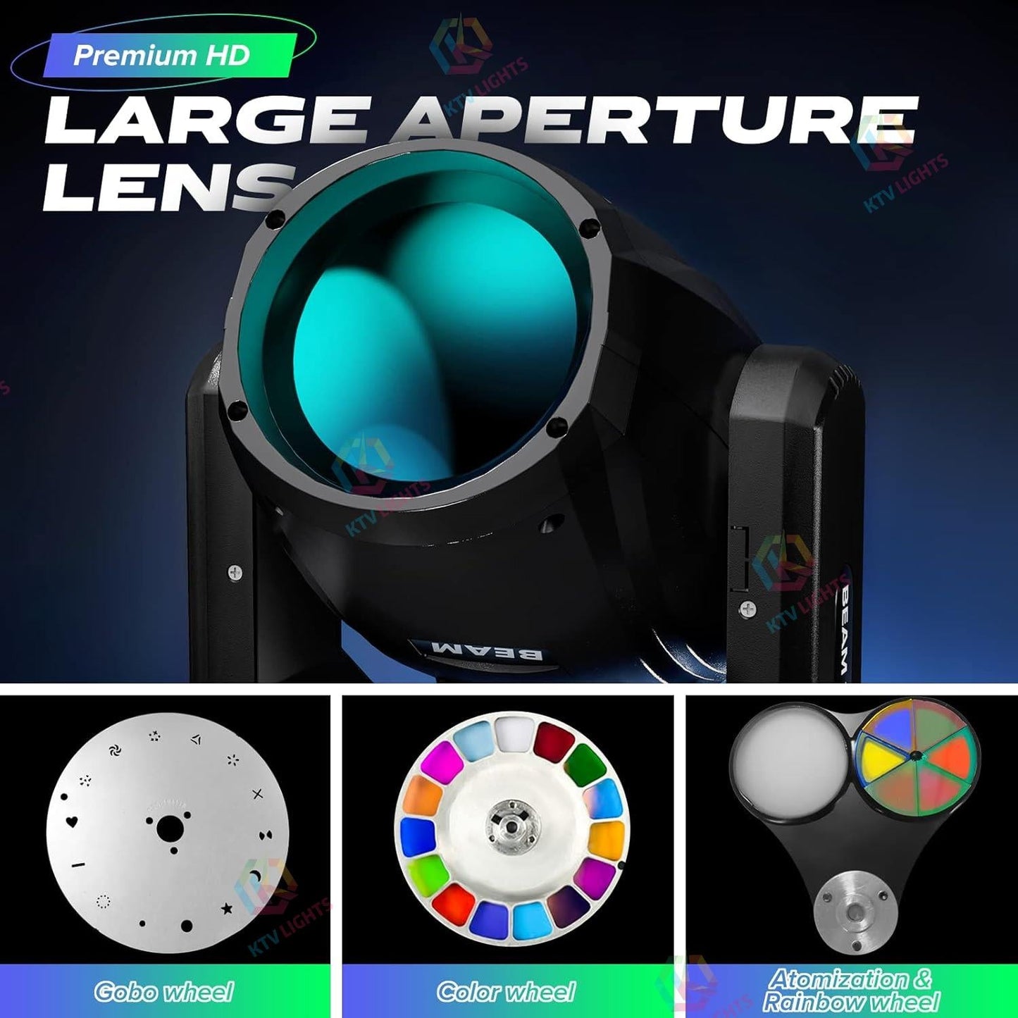 280W 10R Beam Moving Head DJ Stage Light DMX-E55